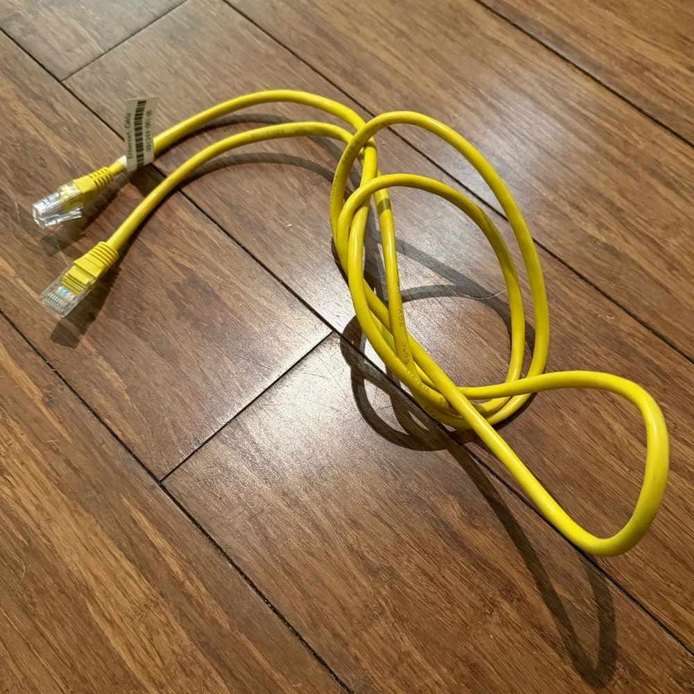 6 Assorted CAT5e Ethernet Cables - 5ft, 6ft, 10ft, 15ft, 50ft